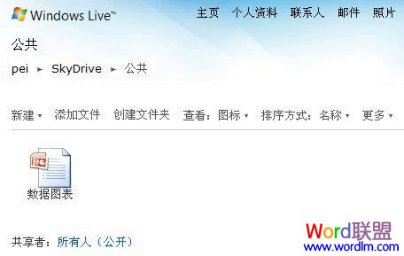 Skydrive空间查看